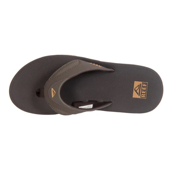 Reef Fanning Sandals Size 10 NEW w/ Bottle Opener - Brown